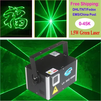 premikanje Zeleni barvni Laser za Fazo disco dj bar projekta Svetlobe