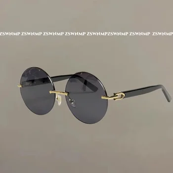 2023 Novo Rimless sončna Očala Ženske Vroče Trending Izdelkov MODNA sončna Očala Za Moške Vintage Retro Oblikovalec blagovne Znamke sončna Očala