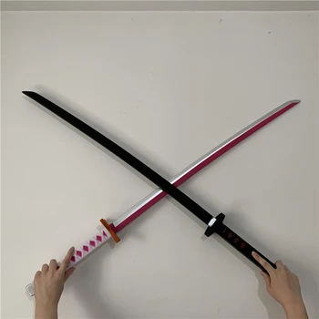 104 cm Meč Anime Zoro Sandai Kitetsu Cosplay Ninja Meč Samurai Rekviziti Orožje Model 1:1 Rdeča Črna Igrača