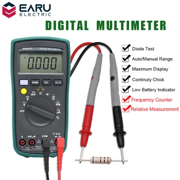 Digitalni Multimeter Esr Avtomobilske Električne Tranzistor Maksimalno Kapaciteto Frekvenca Voltmeter Ampermeter Ohm Tester Napetosti Meter