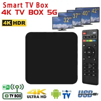 Smart TV Box 5G 4K Wifi Android 4 gb 64gb10.1 Smart Tv Box 4K Set Top Sobi TV Sprejemnik Media Player Hitra Dostava