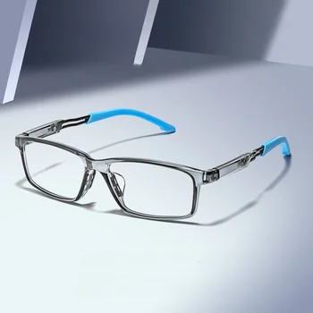 Športna Očala Okvir Študent Black Ultra-Lahkih TR90 Očala Silikonski Non-Slip Očala Noge Moške Optični Okvirji Okvir