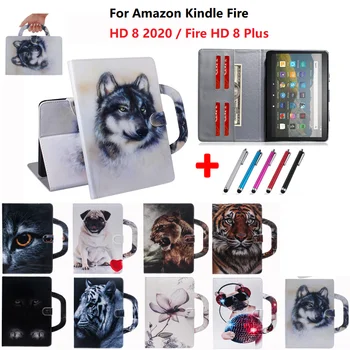 Živali Vrečko Primeru za Kindle Fire HD 8 2020 Pokrov Zaščitni Lupini Za Kindle fire hd 8 plus primeru požara hd8 primeru 2020 Funda 10.
