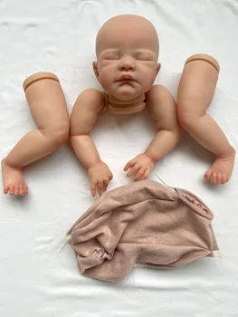 21Inch Bebe Prerojeni Kit Spanje Dojenček avgusta Že Pobarvane Nesestavljeni Lutka Deli s Krpo Telo Prerojeni Ponudbe