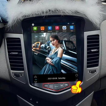 Z gumbi Za Chevrolet Cruze 2008 -2016 Za Tesla Slog Zaslon Avto multimedia player android 11 Navigacija 2 din GPS Video4G