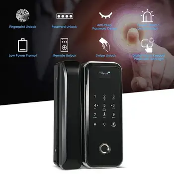 Prstnih Zaklepanje Vrat WiFi Elektronski Smart Zaklepanje Vrat Z Biometrični čitalnik Prstnih Geslo USB Sili Polnjenje Enostavno Namestitev