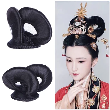 črna oblikovan pravljice lase accssories princesa fotografija dobave starodavne dinastije han pokrivala obleko gor smešno stranka