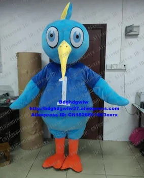 Modra Ptica Kivi Žolna Hickwall Maskota Kostum za Odrasle Risani Lik Obleko Oglas Spodbujanje Naredite Samomor zx2394