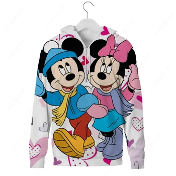Disney Mickey Mouse Risanka Tiskanja Hoodie Ženske Majica Ženske Prevelik Vrh Priložnostne Harajuku Pulover Ženske Kawaii Ulične