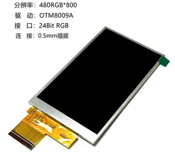 4.3 palčni IPS 42PIN 262K HD TFT LCD Zaslon Barvni zaslon (Zaslon na Dotik/No Touch) OTM8009 Krmilnik 480*800 24-bitno RGB Vmesnik