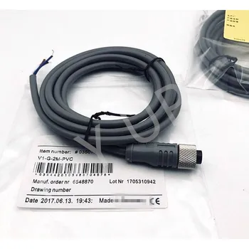 2PCS V1-G-2M-PVC Ženski Priključek M12 4-pin PVC Kabel za Tipalo Novih Kakovostnih Garancijo Za Eno Leto