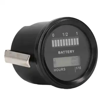 Indikator baterije Ure Meter Zmogljivost Baterije Merilnik Večfunkcijsko za RV Avto na Električni Voziček