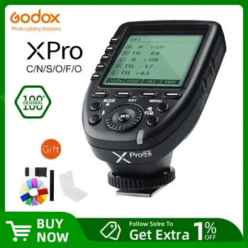 Godox Xpro-C Xpro-S Xpro-N Xpro-F Xpro-O Xpro-P 2.4 G TTL Brezžični Sprožiti Oddajnik za Canon, Sony, Nikon Fuji in Olympus Pentax
