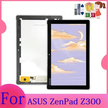 Nov LCD Za ASUS ZenPad Z300 Z300C Z300CG Z300M P021 LCD-Zaslon, Zaslon na Dotik, Računalnike Skupščine 10.1 palčni Brezplačna Dostava