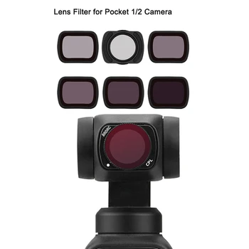 Optično Steklo Objektiva Kamere Filter za DJI Žep 1/2 PTZ Dejanje Športne Kamere Nevtralni Filter Set Filter dodatna Oprema