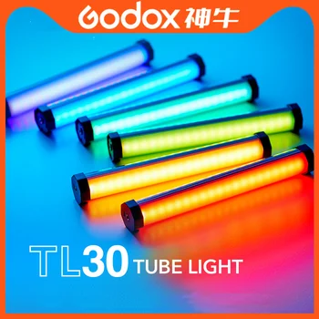 Godox CEV Izpolnite Sijalka RGB LED Video Luč Stick TL30 Prenosni Ročni Fotografija Studio Osvetlitev Za Ličila Vlog TikTok Film