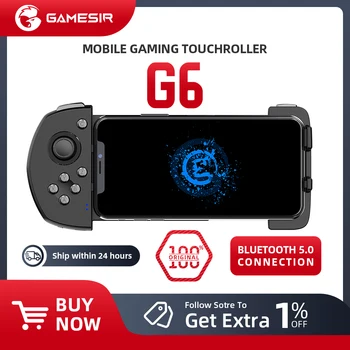 GameSir G6 / G6s Mobilnih Iger Gamepad Bluetooth Brezžični Krmilnik za Igre za Android Mobilni Telefon PUBG Mobile Call of Duty