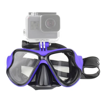 Plavanje Masko Kaljenega Stekla Potapljanje Masko za GoPro Hero 11 10 9 8 7 6 5 4 3 Yi 4K Sjcam Eken Potapljaško Masko za Go Pro Pribor