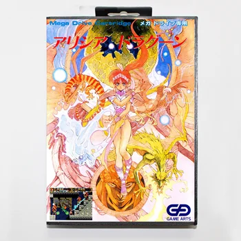Alisia Dragoon Igra Kartice Z Trgovini na 16-bitno Polje MD Voziček Za Sega Mega Drive/Geneza Sistem