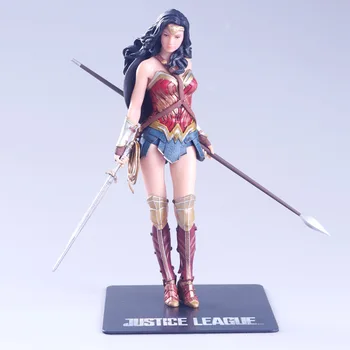 7 cm Justice League Wonder Woman Ameriške TV Serije Junak Filma Izdelkov, Povezanih z Garažo Kit Dejanje FigureToy Številke PVC Model Boy