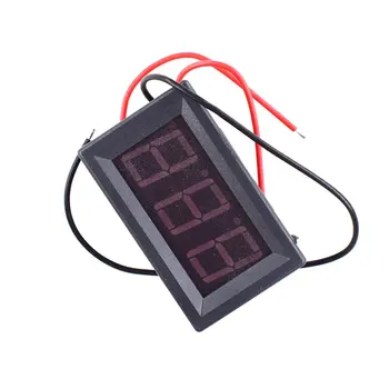 NOVI Mini LED Zaslon Digitalni Voltmeter Plošča Napetost Volt Meter Tester Povratne povezave za varstvo 12V Za Avto, motorno kolo