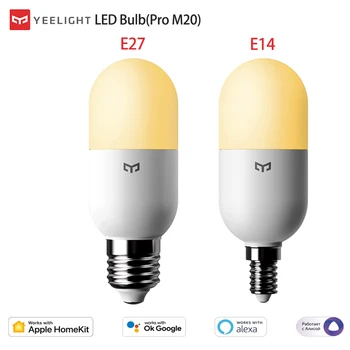 Yeelight Smart LED Žarnice Pro M20 Bluetooth Združljivim E27 E14 APLIKACIJO Glasovni Nadzor Temperature Lučka za Delo Z Apple Homekit Alexa