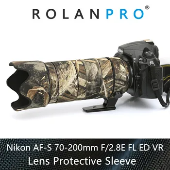 ROLANPRO Nepremočljiva Objektiv Prikrivanje Plašč Dež Kritje za Nikon Nikkor AF-S 70-200mm f/2.8 E FL ED VR objektiv Zaščitni Rokav