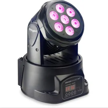 2pcs 7x12W RGBW 4in1 LED Moving Head Light/LED Svetlobni Pranje Učinek Razsvetljavo/DMX512 Spot Luči Za DJ Disco Club Stranka Poroko
