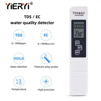 2018 Nove TDS ES Merilnik Temperature Tester Pero 3 In1 Funkcijo Prevodnost Kakovosti Vode Merilno Orodje TDS&ES Tester 0-5000ppm