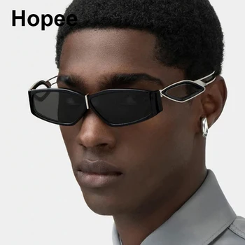 Edinstven Templjev Pravokotni sončna Očala Moških 2022 Modno Razkošje Luštna Črna Oblikovalec Odtenki sončna Očala Lady UV400 Koreja Očala