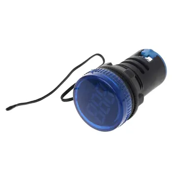 YYSD 22 mm AC 50-380V Termometer Lučka LED Digitalni Zaslon za Merjenje Temperature Indukcije, ki Segajo -20-119℃