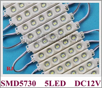 ABS vbrizgavanje expocy vodotesna LED modul svetlobe SMD 5730 LED luči modul nazaj luči DC12V 1.5 W 5 led 95mm*18 mm*6 mm CE