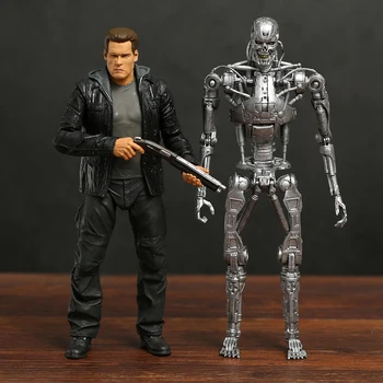 NECA Terminator Genisys T-800 Guardian Arnold Schwarzenegger Figur izterjavi Slika Model Igrača